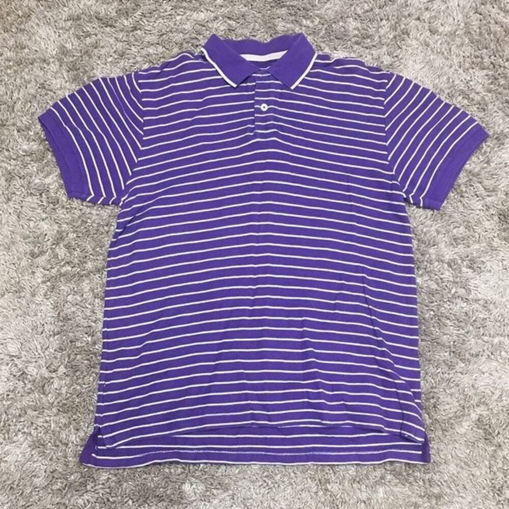 Old Navy Striped Polo Shirt Men’s Size Large